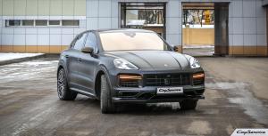 Кай Сервис. Внешнее оснащение кузова. Cayenne turbo S e-hybrid 4.0V8. TechArt