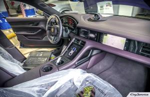 Кай Сервис. Внутреннее оборудование автомобилей Porsche. Работаем... Taycan