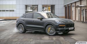 Кай Сервис. Внешнее оснащение кузова. Cayenne turbo S e-hybrid 4.0V8. TechArt