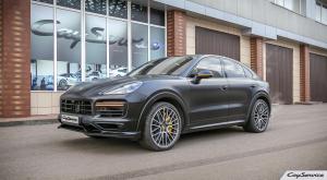 Кай Сервис. Внешнее оснащение кузова. Cayenne turbo S e-hybrid 4.0V8. TechArt